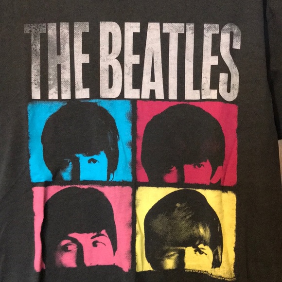Beatles LONDON soft cotton concert T-shirt L from Notting Hill tee store EUC - Picture 2 of 5
